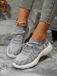 Fashionable Comfortable Breathable Sports Shoes - Multicolor - View 6