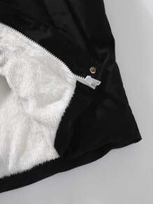 Áo khoác gile nam 1 chiếc có khóa kéo phía trước, giữ ấm và chắn gió. - màu đen - Xem 7