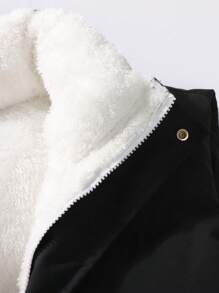 Áo khoác gile nam 1 chiếc có khóa kéo phía trước, giữ ấm và chắn gió. - màu đen - Xem 8