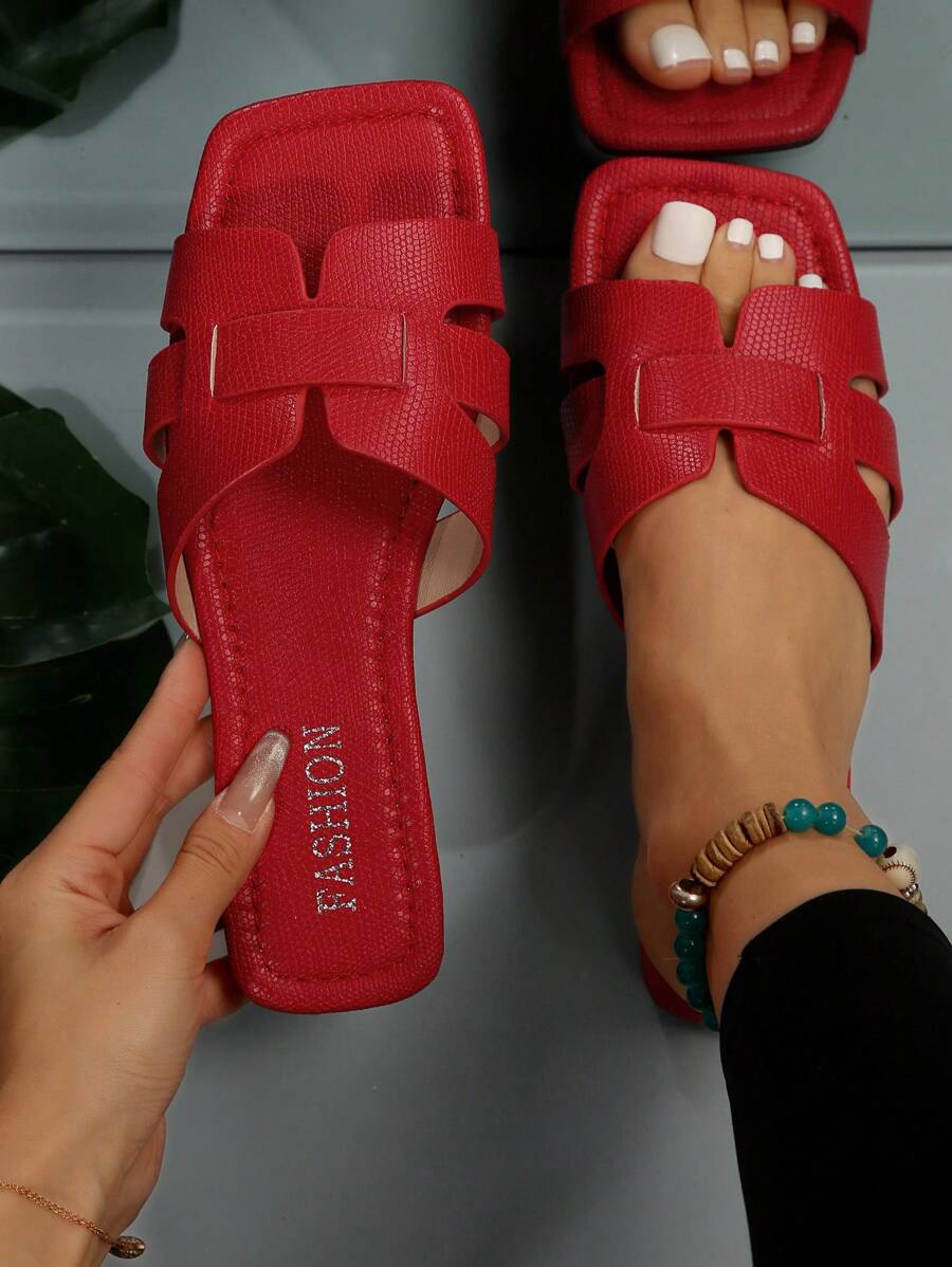 Sandalias planas para mujeres casual verano cómodo & de moda