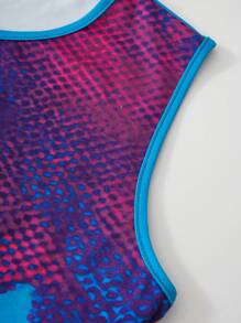 SHEIN Unity In Đồ họa Crop Tank Top - Nhiều màu - Xem 3