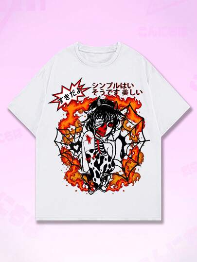 Anime Guys Figure Graphic Tee