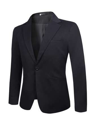 男士西裝領單釦西裝外套