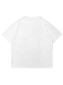 Men Slogan Graphic Tee - White - View 2