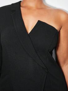 BizChic Hơn Một bờ vai Bao bên Váy bodycon - màu đen - Xem 6