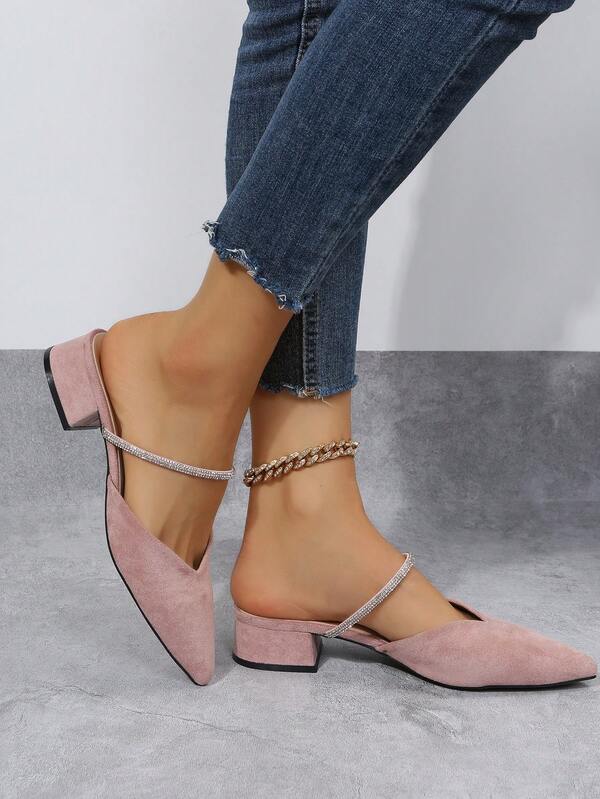 Französischer Stil einfarbige elegante Mode Lässig Pendler Business Göttin Spitzschuh High Heel Schuhe für Frauen, Neue Frühling/Sommer Französisch elegante geschlossene Zehe Plateau Absätze