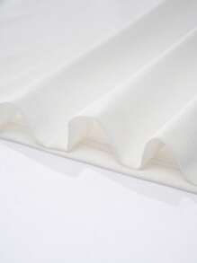 Manfinity Homme 男士字母圖案T恤&腰部抽繩短褲 - 黑與白 - 查看 4