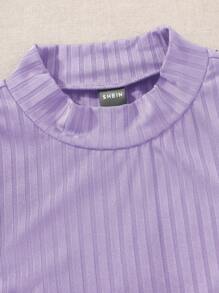 SHEIN Unity Crisscross Cut Out Tank Top - Lilac Purple - View 4