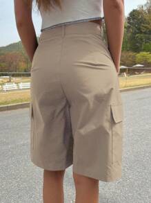 DAZY Flap Pocket Side Cargo Shorts