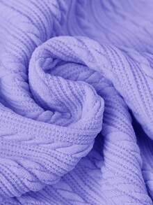 SHEIN Teen Girl Solid Tank Top - Violet Purple - View 4