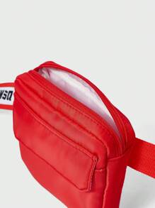 Paket Pinggang Minimalis Warna Solid Dapat Dilepas, Tahan Lama & Ringan, Cocok Untuk Aktivitas Luar Ruangan - Merah - View 8