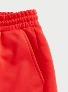 Manfinity RebelGame Nam Đồ họa Hoạt hình Dây rút Áo Hoodie & Quần Short - trái cam - Xem 3