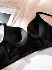 SHEIN Unity 性感釘釦撞色女士背心 - 黑色 - 查看 8