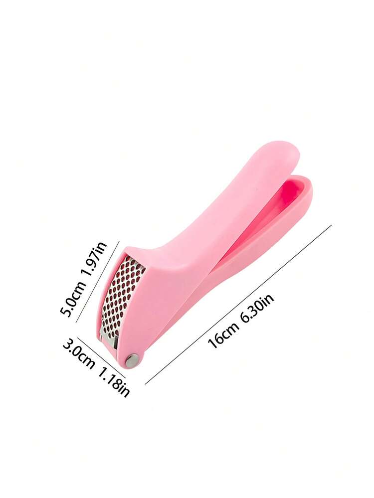 1pc Stainless Steel Garlic Press