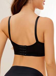 Moonlight&Mama 孕婦蕾絲邊哺乳內衣 - 黑色 - 查看 2