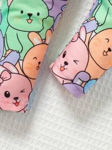 SHEIN Baby Girl Cartoon Graphic Pants