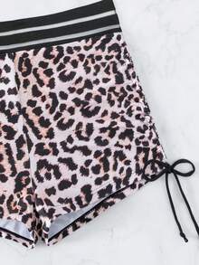 Leopard Print Push Up Bikini Set - Multicolor - View 7