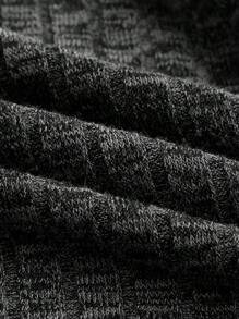 Flirla Plus Two Tone 2 In 1 Tee Graphic Tees Women Tops - Grey - View 4