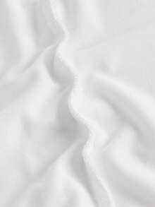 SHEINNeu 性感不對稱 露背 繫帶 荷葉邊純色女士連衣裙 - 白色 - 查看 4