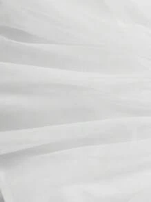 Baby Girl Cartoon Graphic Sweatshirt & Mesh Skirt - Multicolor - View 13