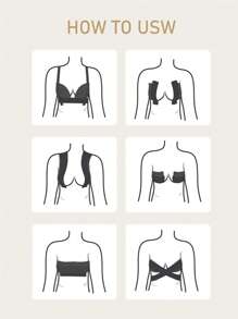 SHEIN Plus 1roll Breast Lift Tape Nipple Cover - Apricot - View 7