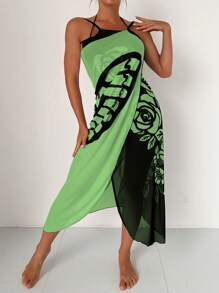 Swim Vcay 蝴蝶和雛菊圖案罩衫 - 彩色 - 查看 3