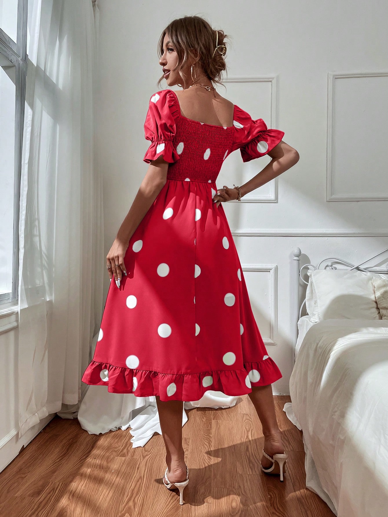 shein-frenchy-polka-dot-print-square-neck-puff-sleeve-ruffle-hem-dress