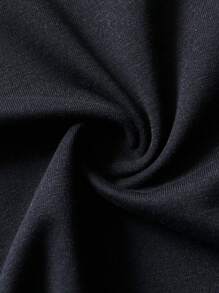 ROMWE MEN Goth Áo thun họa tiết bộ xương nam dành cho Halloween, trường học - màu đen - Xem 7