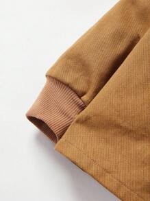 Cozy Pixies Baby Boy Patch Pocket Shirt & Pants & Mock Neck Tee