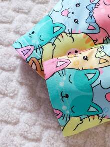 Baby Girl Cartoon Graphic Trousers - Multicolor - View 3