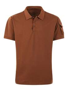 Men Solid Polo Shirt - Brown - View 2