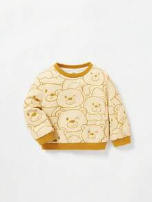 Cozy Pixies Baby Boy Cartoon Graphic Sweatshirt & Sweatpants - Multicolor - View 3