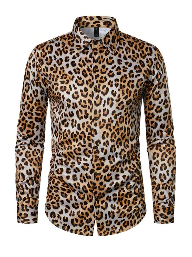 leopard dress shirt for mens Amazon.com: UPAAN Men's Leopard Printed Shirts Disco Short Sleeve Button  Down Casual Shirt : Clothing, Shoes & Jewelry