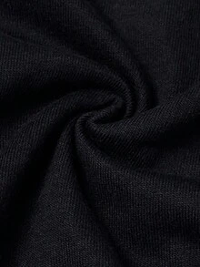ROMWE MEN Goth Các bạn Lá thư Mạng nhện & Vẽ bằng tay Áo nỉ - màu đen - Xem 5