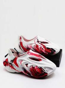 Men's Personalized Outdoor Fashion Contrast Color Sports Breathable Sandals - White - View 1