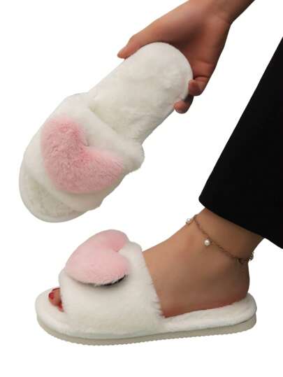 女士平底拖鞋，适合秋冬夏三季穿着，仙女风，韩版百搭，毛绒拖鞋