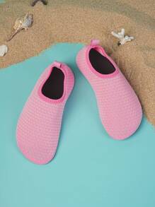 Kids' Water Shoes Boys' Simple Slip-on Water Socks, Blue - Pink - View 3