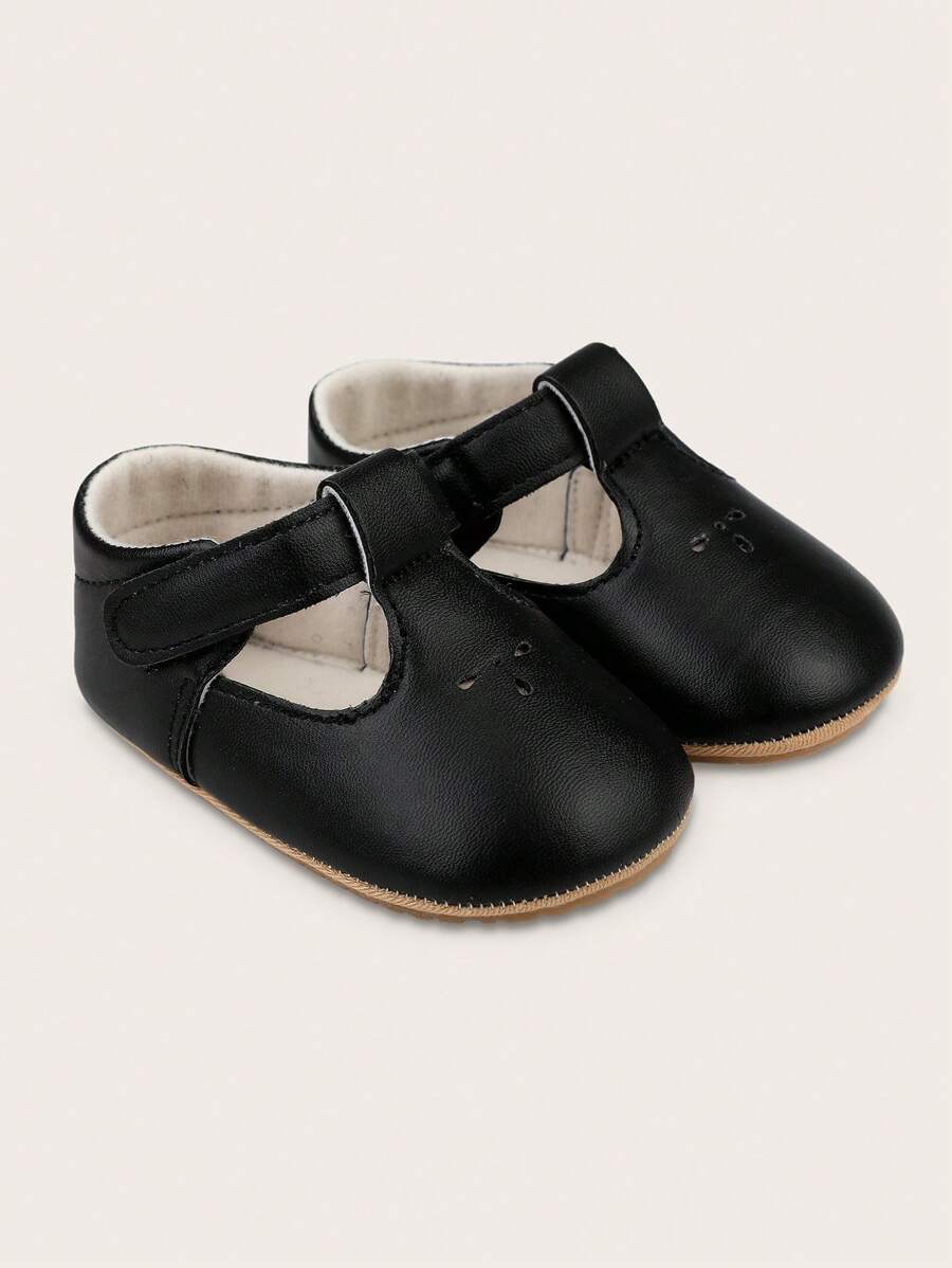 Spring And Autumn Infant Girl Anti-Slip Soft Bottom Walking Shoes 0-1 Year Old - Black - View 1