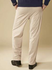 Manfinity VCAY Men Slant Pocket Straight Leg Suit Pants - Apricot - View 2