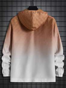 Manfinity VCAY 男士漸層色拉鍊連帽外套 - 彩色 - 查看 2