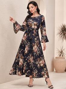 Modelyn Đầm Maxi Nữ Dài Dạ Hội - Màu xanh hải quân - Xem 4