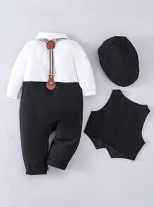 SHEIN 嬰童（女）套裝 - 黑與白 - 查看 2