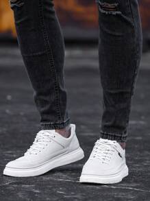 Manfinity Homme Quần Jeans Skinny Nam Rách, Quần Jeans Cargo Đen Trơn Dài Ôm Vừa Vặn, Dành Cho Chồng, Quà Tặng Bạn Trai - màu đen - Xem 4
