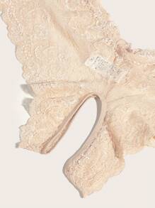 大碼3件花卉蕾絲內褲 - 彩色 - 查看 4