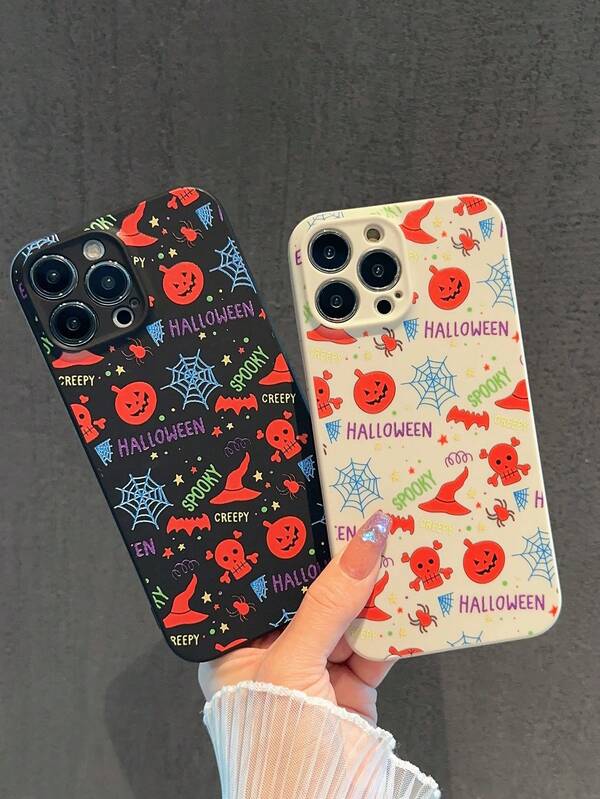 Hanes space Halloween Pumpkin Pattern Phone Case