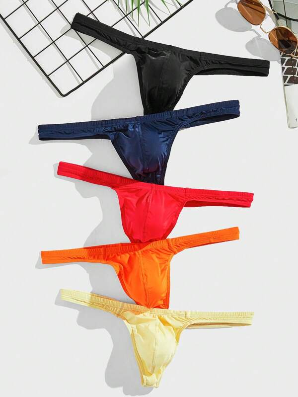 DrisQ 男士5件纯色丁字裤性感内裤