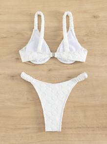 實心鋼圈比基尼套裝