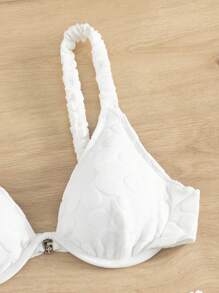 實心鋼圈比基尼套裝