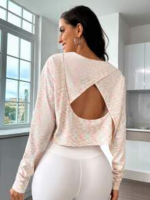 段染後鏤空運動T恤 - 彩色 - 查看 5