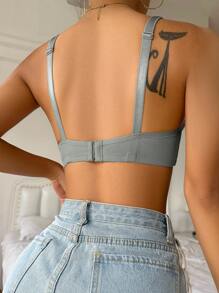 素色鋼圈胸罩